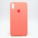 Чехол накладка Silicon Case для iPhone XS Max 6.5" Pink (06) (C)