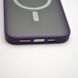 Чохол накладка Metal Buttons з MagSafe для iPhone 14 Pro Max Purple/Фіолетовий