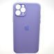 Силиконовый чехол накладка Silicon Case Full Camera для iPhone 11 Pro Lilac