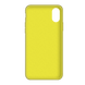 Чехол накладка Silicone Case Full Cover для iPhone Xr Желтый