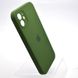 Чехол силиконовый с квадратными бортами Silicon case Full Square для iPhone 11 Dark Green