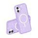 Прозорий чохол накладка з блискітками Sparkle MagFit з MagSafe для Apple iPhone 16 Purple Glitter (Фіолетовий)