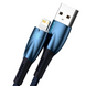 Кабель Baseus Glimmer Series USB to Lightning 2.4A 1M Blue CADH000203