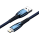 Кабель Baseus Glimmer Series USB to Lightning 2.4A 1M Blue CADH000203