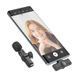 Безпровідний петличний мікрофон Borofone BFK12 Type-C Black