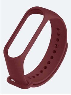Ремінець до Xiaomi Band 3 / Mi Smart Band 4 Original Design Burgundy
