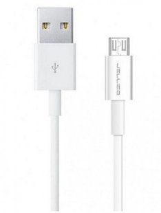 Кабель USB Florence microUSB 1m 3A White (FD-2200-WM)