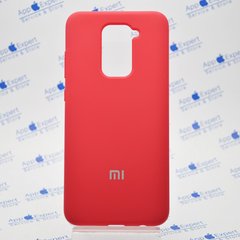Чохол накладка Silicon Case Full Protective для Xiaomi Redmi Note 9 Rose Red