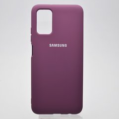 Чехол накладка Full Silicon Cover для Samsung A037 Galaxy A03s Grape