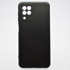 Чехол накладка Silicon Case Full camera для Samsung A225 Galaxy A22 Black/Черный