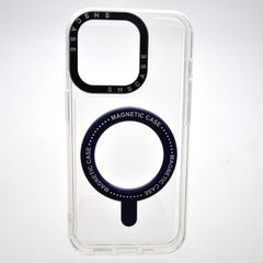 Чехол накладка с MagSafe Colored Ring Case для Apple iPhone 14 Pro Midnight Blue