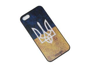 Накладка UkrCase для iPhone 5 Ukraine герб України графіт темний