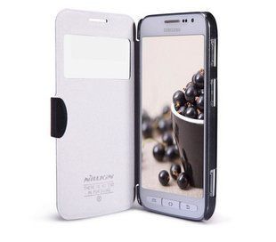 Чехол книжка Nillkin Fresh Series Samsung i8580 Black