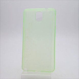 Ультратонкий силиконовый чехол Ultra Thin 0.3см Samsung N9000 Galaxy Note 3 Green