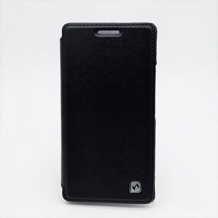 Кожаный чехол книжка HOCO Crystal series HX-L009 для Huawei P6 Black