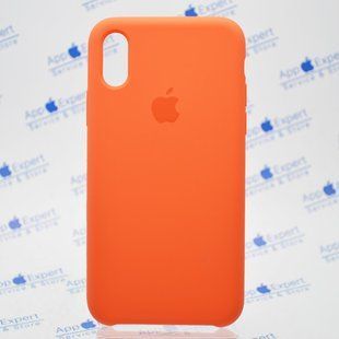 Чохол накладка Silicon Case для iPhone X / iPhone XS 5,8" New apricot