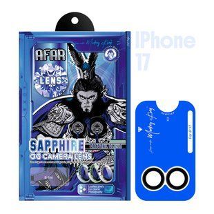 Защитное стекло на камеру Monkey King Sapphire Camera Lens для iPhone 17 Black