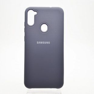 Чехол накладка Silicon Cover для Samsung A115/M115 Galaxy A11/M11 Midnight Blue Copy
