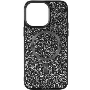 Чехол накладка Swarovski Case with MagSafe для Apple iPhone 16 Pro Max Black (Черный)