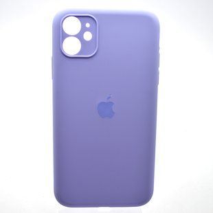 Силиконовый чехол накладка Silicon Case Full Camera для iPhone 11 Lilac