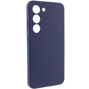 Чохол накладка Silicon Case Full Camera Lakshmi Galaxy S24 Samsung S921 Navy Blue/Темно-синій