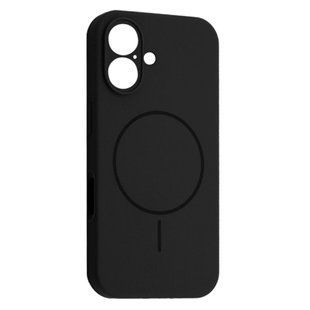 Чохол накладка Silicon Case Slim MagSafe Full Camera для Apple iPhone 16 Black