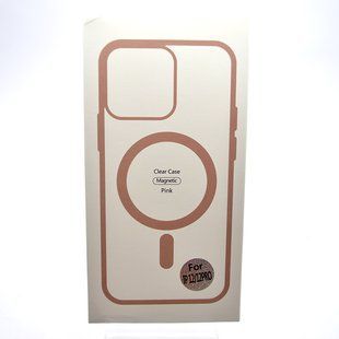 Чохол накладка з MagSafe Clear Case Magnetic для Apple iPhone 12 Pro Pink Sand