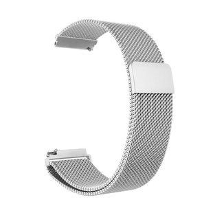 Ремінець до Xiaomi Amazfit Bip/Samsung 22mm Milanese Loop Silver (Срібний)