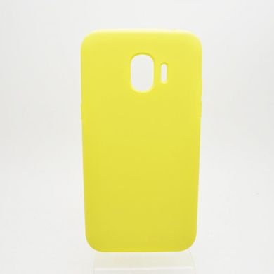 Чохол накладка Silicon Cover for Samsung J250 Galaxy J2 2018 Yellow (C)