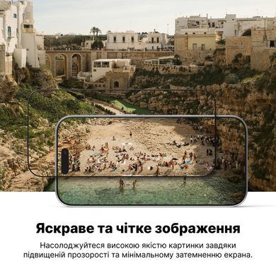 Защитное стекло Mohtuut Privacy Super Glass для Apple iPhone 15 Pro
