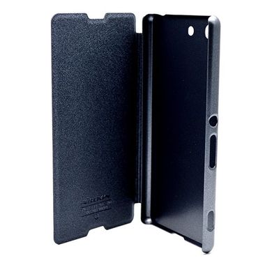 Чехол книжка Nillkin Sparkle Series Sony Xperia M5 Metallic Black