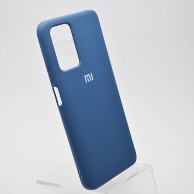 Чехол накладка Silicon Case Full Protective для Xiaomi Redmi 10 Navy Blue