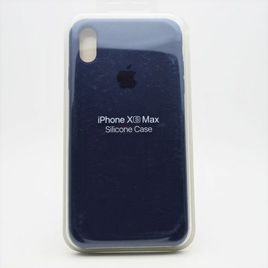 Чохол накладка Silicon Case for iPhone XS Max 6.5" Midnight Blue (08) Copy