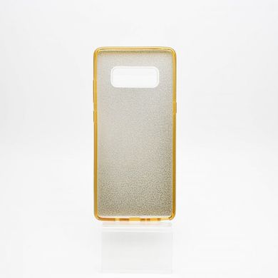 Чехол силиконовый с блестками TWINS для Samsung N950 Galaxy Note 8 Gold
