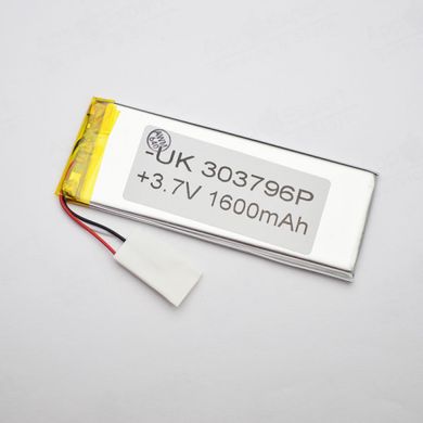 Універсальний акумулятор (батарея) 303796 (Li-ion 1600mAh) (96x37x3mm) 3pin