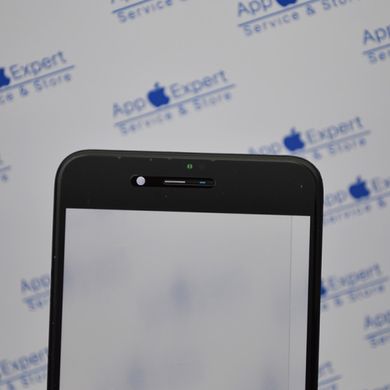 Стекло дисплея iPhone 8 Plus с рамкой,OCA и сеточкой спикера Black Original