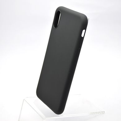 Чехол силиконовый защитный Candy для iPhone X/iPhone Xs Черный