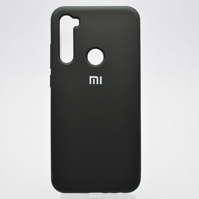 Чохол накладка Silicon case Full Cover для Xiaomi Redmi Note 8T Black/Чорний