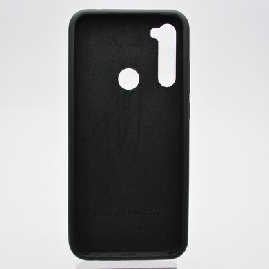 Чехол накладка Silicon case Full Cover для Xiaomi Redmi Note 8T Black/Черный