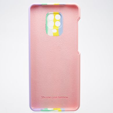 Чехол с радужным дизайном Silicon Case Rainbow для Xiaomi Redmi Note 9s/Redmi Note 9 Pro №1