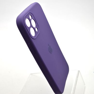 Силиконовый чехол накладка Silicon Case Full Camera для iPhone 12 Pro Max Amethyst
