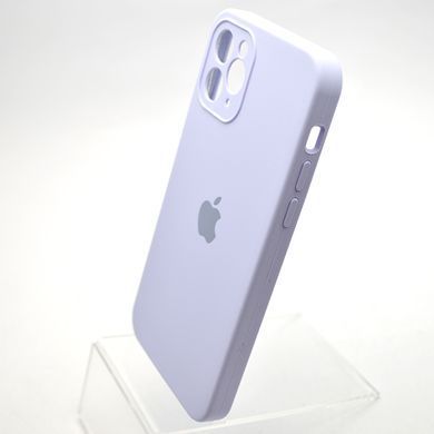 Чохол силіконовий з квадратними бортами Silicon case Full Square для iPhone 11 Pro Lilac