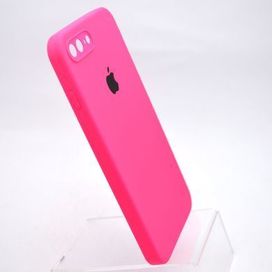 Чехол силиконовый с квадратными бортами Silicon case Full Square для iPhone 7 Plus/iPhone 8 Plus Barbie