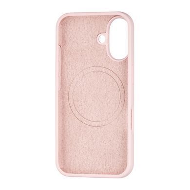 Чохол накладка Silicon Case Slim MagSafe для Apple iPhone 16 Pink Sand