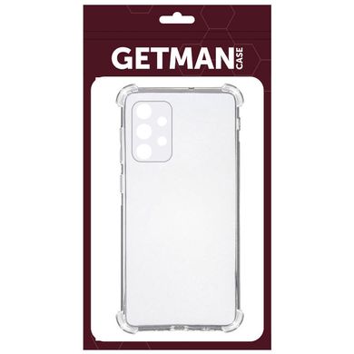 Силиконовый прозрачный чехол накладка TPU WXD Getman для Samsung A53 Galaxy A536 Transparent/Прозрачный