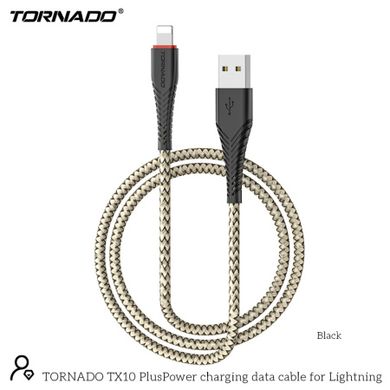 Кабель Tornado TX10 Lightning Tissue cable 2.4A 1M Black