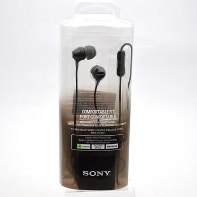 Навушники з мікрофоном Sony MDR-EX15AP Black