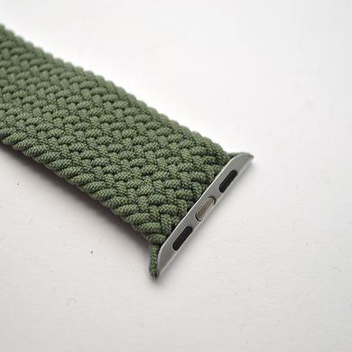 Ремешок для iWatch Braided Solo Loop (размер L) 38mm/40mm/41mm Inverness green/Зеленый