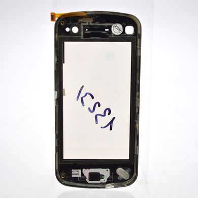 Сенсор (тачскрін) Nokia N97 білий з рамкою HC