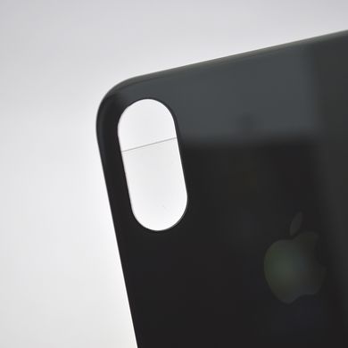 Задняя крышка iPhone XS Max Black (с большим отверстием под камеру)